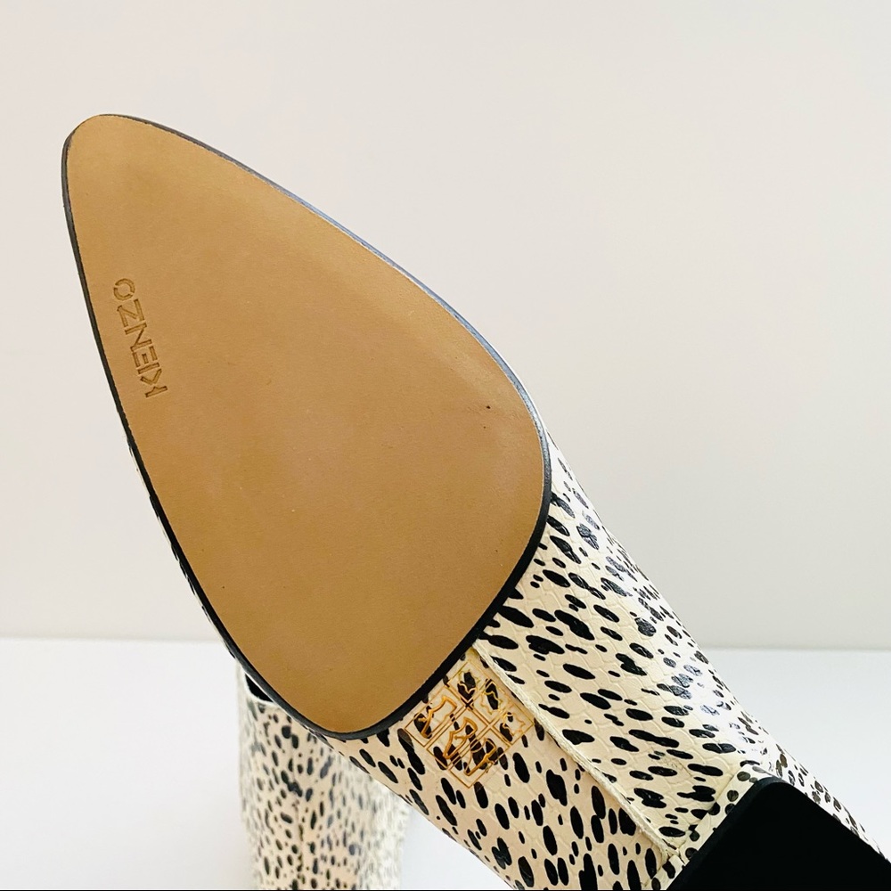 Kenzo Black and White Ankle Boots - Picture 7 of 9